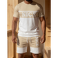 📢📢-50% !! ⏰Ensemble T-Shirt et Short Color Block pour Homme