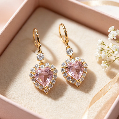 🎉 Soldes 2026 — Plus de 25000 Vendues ! 💰 Boucles d’Oreilles Pendantes Cœur élégantes