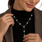 📢⏰ -50% ! ✨Collier Pendentif Y Élégant pour Femme – Alliage & Cristal, Géométrique & Brillant.