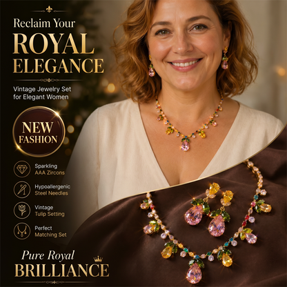 🌸💫 -50% ! 💎Parure tulipe – Pétales délicats, éclat brillant.