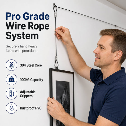🛠️ Bride verticale – Installation facile, maintien solide.