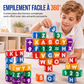 46% de Réduction – Blocs Magnétiques de Construction 360°, 40 Cubes Éducatifs Lettres et Chiffres, Jeu d'Éveil pour Enfants
