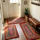 Tapis de couloir tissé élégant