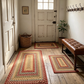 Tapis de couloir tissé élégant