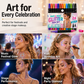 🎨 50% OFF ! ✨ Set de 24 Marqueurs Paillettes Visage & Corps – Double pointe, teintes vibrantes & longue durée – Parfait pour fêtes, festivals & looks créatifs 🌈