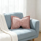 Coussin décoratif en chenille douce en forme de nœud