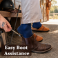 👞✨ Chausse-pied en T en acier inoxydable – Poignée ergonomique, solide et durable, enfilez vos chaussures sans vous baisser ni abîmer le talon, le confort au quotidien 🏠💪