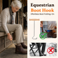 👞✨ Chausse-pied en T en acier inoxydable – Poignée ergonomique, solide et durable, enfilez vos chaussures sans vous baisser ni abîmer le talon, le confort au quotidien 🏠💪