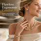 Parure de Bijoux Cœur 4 Pièces Plaqué Or – Collier, Bracelet, Boucles d'Oreilles & Bague
