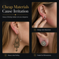 ⏳Spécial à durée limitée⏰Boucles d'Oreilles Rhombe Zircons & Franges🦚