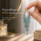 ⏳Spécial à durée limitée⏰Boucles d'Oreilles Rhombe Zircons & Franges🦚