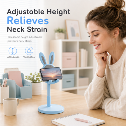 📱 50% DE RÉDUCTION! 🐰 Support téléphone de bureau – Adorable lapin & pratique ✨