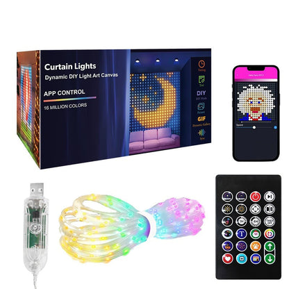 Guirlande lumineuse LED rideau étanche