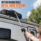 Perche télescopique en acier inoxydable avec crochet : tringle à linge extensible polyvalente et outil de récupération de chargement pour camion