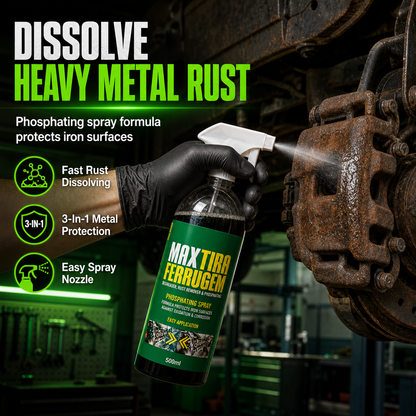 🔧 50% DE RÉDUCTION! 🛡️ Spray dérouillant 3-en-1 – 500 ml, dissout, dégraisse & protège ✨