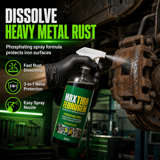 🔧 50% DE RÉDUCTION! 🛡️ Spray dérouillant 3-en-1 – 500 ml, dissout, dégraisse & protège ✨