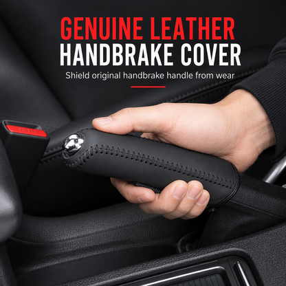 🚗🧵 PROMO FLASH : 50% DE RÉDUCTION ! Housse de Frein à Main en Cuir PU – Antidérapante, Anti-Rayures & Protection Complète, Universelle for Redonner un Coup de Neuf à Votre Console avec Élégance ✨