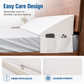 🛏️ 50% DE RÉDUCTION! 🛋️ Coussin combleur d'espace – Avec poche & cale tête de lit ✨