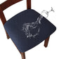 📢📢1 acheté， 1 offert !! ⏰Housse d'Assise de Chaise Imperméable pour Salle à Manger
