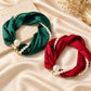 ⏳🔥 Offre limitée : -50 % ! ⏰ Foulard-collier à perles décoratives