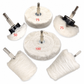📢 Nouveauté ! -50 % !! ⚙️ Roue de polissage en flanelle de coton blanc, pour un éclat miroir sur les bijoux, l’argent et les métaux