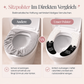 Coussinets de toilette en peluche à fixation électrostatique