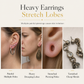 Boucles d’oreilles grimpantes minimalistes à trois rangs incurvés ornées de strass