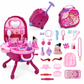 👑 PROMO FLASH : 50% DE RÉDUCTION ! Coiffeuse Valise Trolley 3-en-1 pour Enfant avec 30+ Accessoires de Beauté for un Salon Nomade Magique ✨