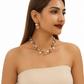 📢📢 -50 % 🌸 Parure de bijoux florale vintage – Ensemble de 2 pièces à motifs de feuilles et de fleurs pour femme et mariée