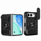 📱 Coque renforcée pour téléphone pliable : cache coulissant pour objectifs, double béquille, fixation magnétique et protection antichoc