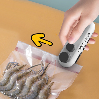 🎉 -50 % dès maintenant ✨ Mini soudeuse de sachets magnétique rechargeable 2-en-1 — Scelle et ouvre les sachets en quelques secondes 🏡