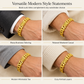 📢📢50 % DE RÉDUCTION !! ⏰Bracelet pour homme de style vietnamien couleur sable-or – Finition sablée mate et fermoir de montre💎