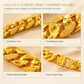 📢📢50 % DE RÉDUCTION !! ⏰Bracelet pour homme de style vietnamien couleur sable-or – Finition sablée mate et fermoir de montre💎