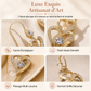 🔥-50% !!📢🌸 Créoles Pendantes Élégantes en Or Double Cascade Cœur à Pampilles et Strass – Romance Scintillante pour un Usage Quotidien et en Toute Occasion 💎✨
