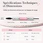 Primer double embout waterproof pour cils, pour allonger, boucler et densifier les cils, maquillage naturel des yeux sans bavure