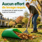 Collecteur de feuilles portable pop-up et sac à déchets réutilisable pour jardin