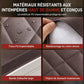 Rideau de porte épaississant magnétique isolant thermique, coupe-vent et insonorisé, en tissu Oxford coton pour l'hiver